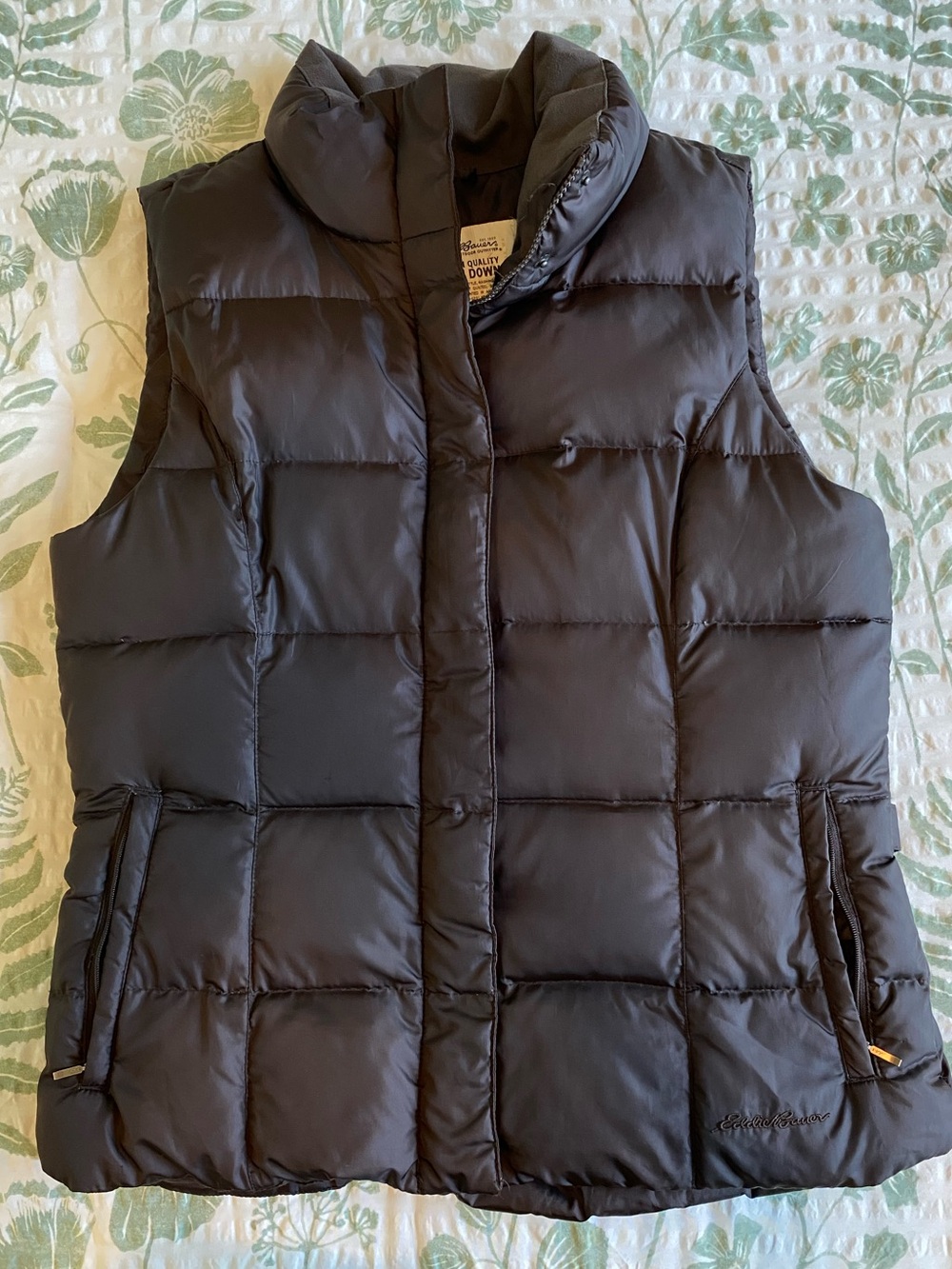 Eddie Bauer Brown Puffer Vest